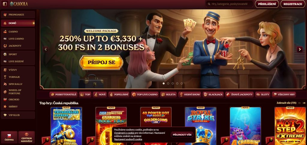 Casoola Casino poskytuje uvítací balíček až do výše 5 000 Kč a 200 free spinů spolu s podporou kryptoměnových plateb