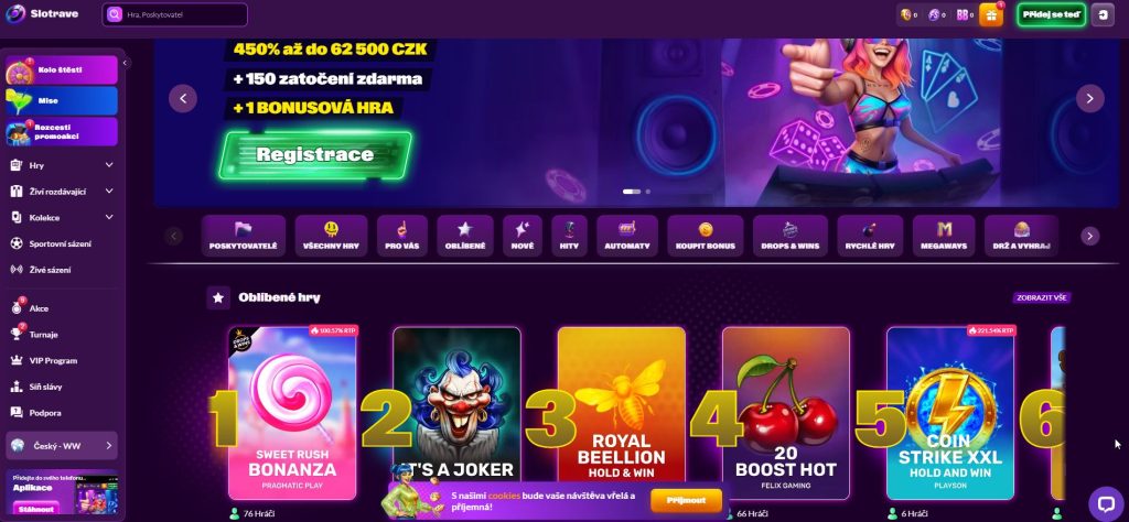 Slotrave Casino přichází s uvítacím balíčkem až do výše 5 000 $ a 150 free spiny a katalogem více než 7 000 her